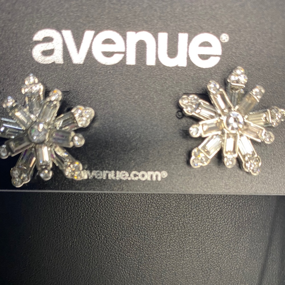 Avenue Snow Flake Necklace with matching earrings